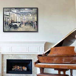 «The Savoy» в интерьере классической гостиной над камином