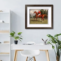 «Гнедая скаковая лошадь, возможно, Хаос, победительница второго розыгрыша 