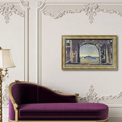 «Study for a Painting, c.1922» в интерьере в классическом стиле над банкеткой