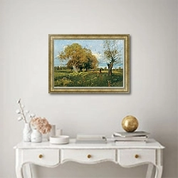 «Aumotiv bei Lichtenwörth» в интерьере в классическом стиле над столом