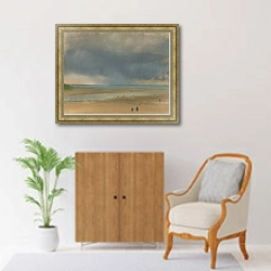 «Beside the Sea» в интерьере в классическом стиле над комодом