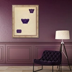 «Salt Dip» в интерьере в классическом стиле в фиолетовых тонах