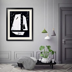 «Black&White Forest» в интерьере коридора в классическом стиле