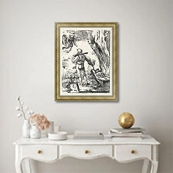 «Abraham’s Sacrifice» в интерьере в классическом стиле над столом