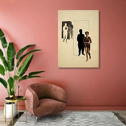 «Ревность» в интерьере современной гостиной в розовых тонах