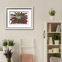«Hechtia Ghiesbreghtii» в интерьере комнаты в стиле прованс с цветами лаванды