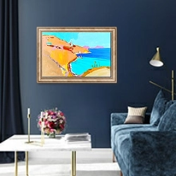 «Храм - Маяк» в интерьере в классическом стиле в синих тонах