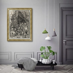 «St. Jerome in the Cave» в интерьере коридора в классическом стиле