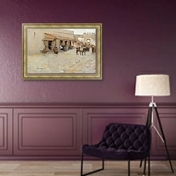 «Эль Аша» в интерьере в классическом стиле в фиолетовых тонах