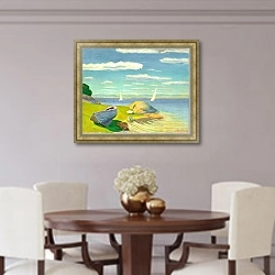 «Лодка» в интерьере столовой в классическом стиле