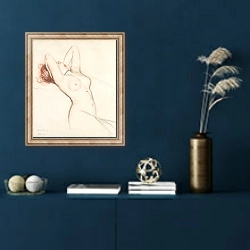 «Nu» в интерьере в классическом стиле в синих тонах