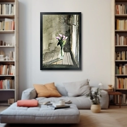 «Акварель. Тюльпаны» в интерьере 