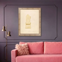 «Mitts» в интерьере гостиной с розовым диваном