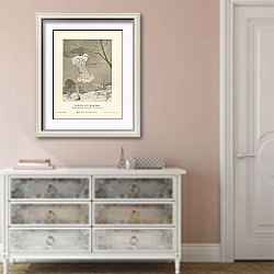 «La Belle de chamonix Jaquette hermine et renard blanc, de Max-A. Leroy» в интерьере коридора в стиле прованс в теплых тонах