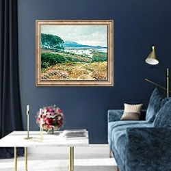 «Кармен Дюн» в интерьере в классическом стиле в синих тонах