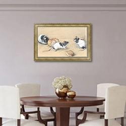 «Мыши» в интерьере столовой в классическом стиле