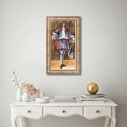 «A Man of the Time of Charles II 1660-1685» в интерьере в классическом стиле над столом