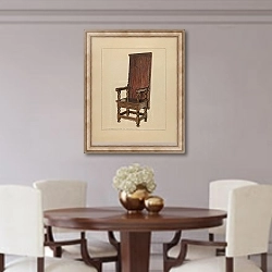 «Chair-table» в интерьере столовой в классическом стиле