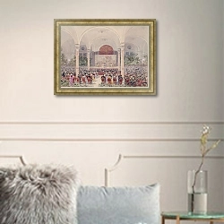 «Représentation dans la salle des Prévôts à l’Hôtel de Ville, 4ème arrondissement Fêtes Franco-Russes à Paris le 20 oct» в интерьере в классическом стиле в светлых тонах