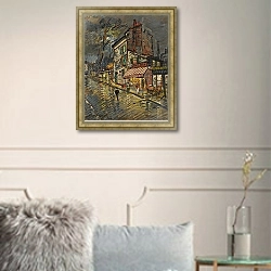 «Ночной Париж» в интерьере в классическом стиле в светлых тонах