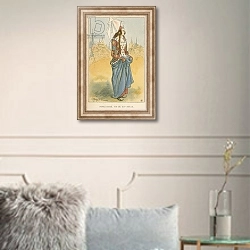 «Noble Dame, Fin du XIVe Siecle» в интерьере в классическом стиле в светлых тонах
