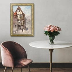 «Old House in Rouen» в интерьере в классическом стиле над креслом