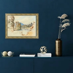 «Долина Аппер-Хатт» в интерьере в классическом стиле в синих тонах