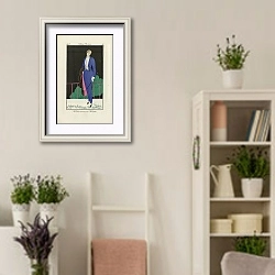 «Habit nouveau par Kriegck» в интерьере комнаты в стиле прованс с цветами лаванды