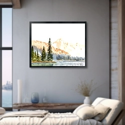 «Горное озеро» в интерьере 