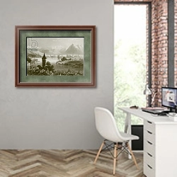 «Thun» в интерьере современного кабинета на стене
