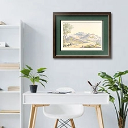 «Коль де Балагер» в интерьере кабинета в светлых тонах