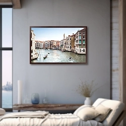 «Венеция, Италия. Гранд Канал с моста Риальто №6» в интерьере 