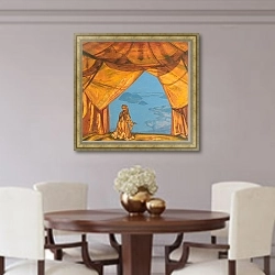 «Властитель ночи.1918» в интерьере столовой в классическом стиле