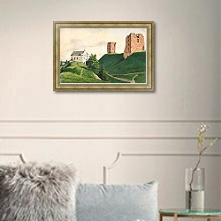 «Ruins of the Nowogródek [Navahrudak] Castle» в интерьере в классическом стиле в светлых тонах