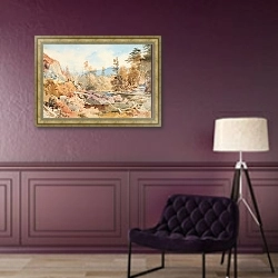 «Долина Аппер-Хатт» в интерьере в классическом стиле в фиолетовых тонах