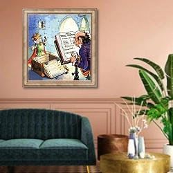 «Norman Gnome 29» в интерьере классической гостиной над диваном