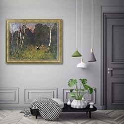 «Сумерки» в интерьере коридора в классическом стиле