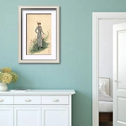 «Акт I-8 Школьных учителей» в интерьере коридора в стиле прованс в пастельных тонах