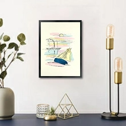 «Мадригалы pl 18» в интерьере в стиле ретро над столом