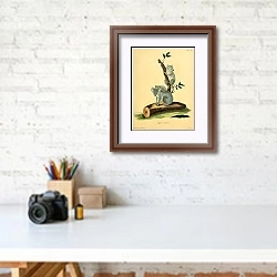 «Коалы Lipurus cinereus» в интерьере современного кабинета над столом