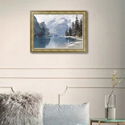 «Дикое озеро» в интерьере в классическом стиле в светлых тонах