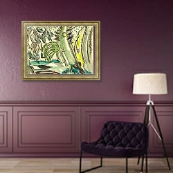 «Этюд для ‘Танцующего дерева’» в интерьере в классическом стиле в фиолетовых тонах