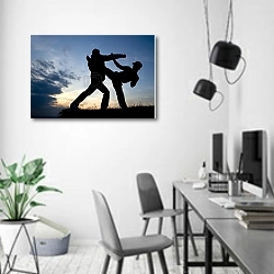 «Карате 2» в интерьере современного офиса в минималистичном стиле