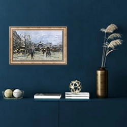«La Gare De est» в интерьере в классическом стиле в синих тонах