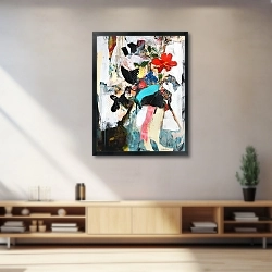 «Abstract Plum Bouquet 10» в интерьере 