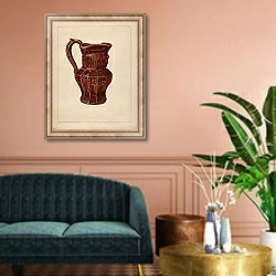 «Toby Mug» в интерьере классической гостиной над диваном