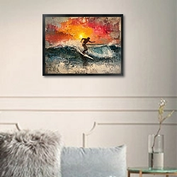 «On the ocean waves» в интерьере в классическом стиле в светлых тонах