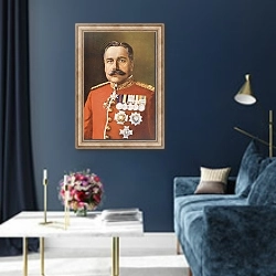 «Field Marshal Haig» в интерьере в классическом стиле в синих тонах