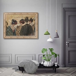 «Bal-Bullier, Paris» в интерьере коридора в классическом стиле