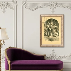 «The Two Gentlemen of Verona» в интерьере в классическом стиле над банкеткой
